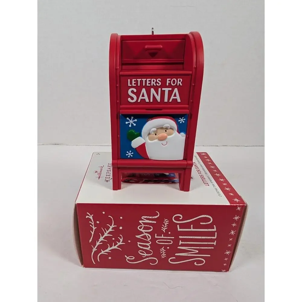 MIB 2016 Hallmark Letters For Santa”Christmas Ornament w/Mini Cards & Envelopes